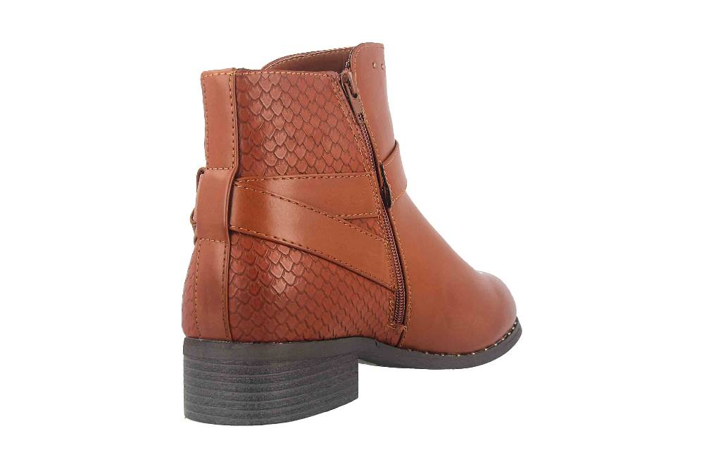 Fitters Footwear Alma Stiefeletten in Übergrößen Braun 2.239210 Brandy große Damenschuhe Auslauf