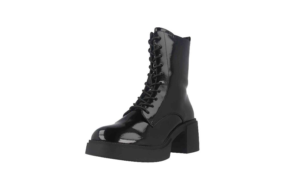 Fitters Footwear Tiana Stiefeletten in Übergrößen Schwarz 2TT0300201 Black Patent große Damenschuhe im Angebot