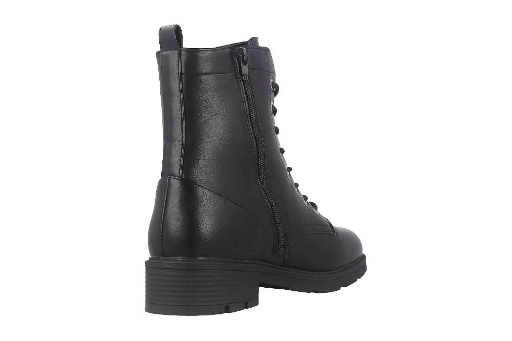 Fitters Footwear Angela Stiefeletten in Übergrößen Schwarz 2AA0380202 Black große Damenschuhe Fabrikverkauf