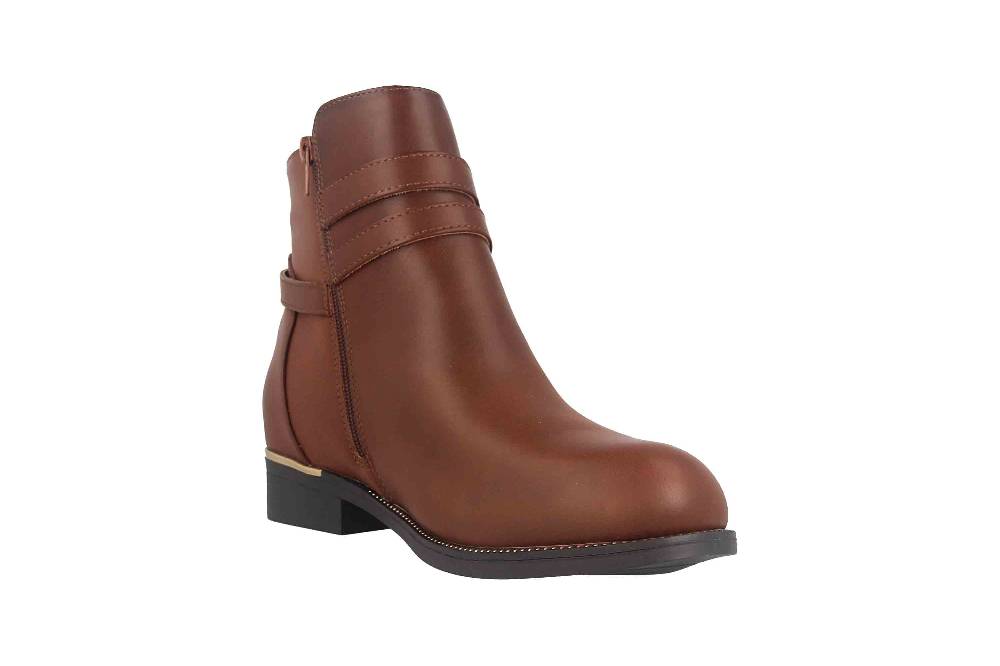 Fitters Footwear Sina Stiefeletten in Übergrößen Braun 2AA0211306 Cognac große Damenschuhe Blitzverkäufe