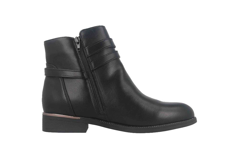 Fitters Footwear Sina Stiefeletten in Übergrößen Schwarz 2AA0211306 Black große Damenschuhe Kostenloser Versand