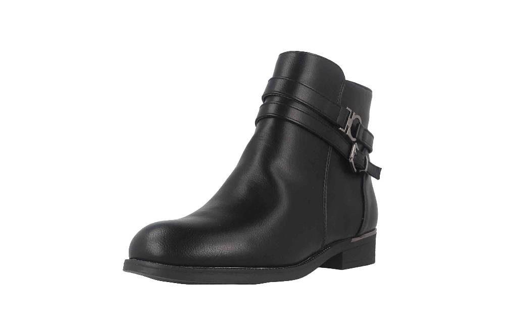 Fitters Footwear Sina Stiefeletten in Übergrößen Schwarz 2AA0211306 Black große Damenschuhe Kostenloser Versand