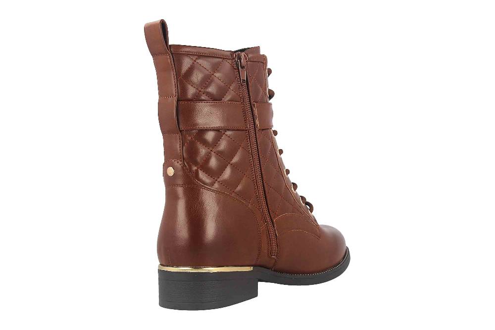 Fitters Footwear Kata Stiefeletten in Übergrößen Braun 2AA0210203 Cognac große Damenschuhe Limitierter Zeitrabatt