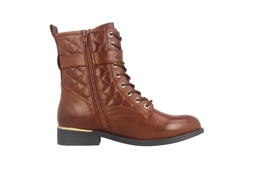 Fitters Footwear Kata Stiefeletten in Übergrößen Braun 2AA0210203 Cognac große Damenschuhe Limitierter Zeitrabatt