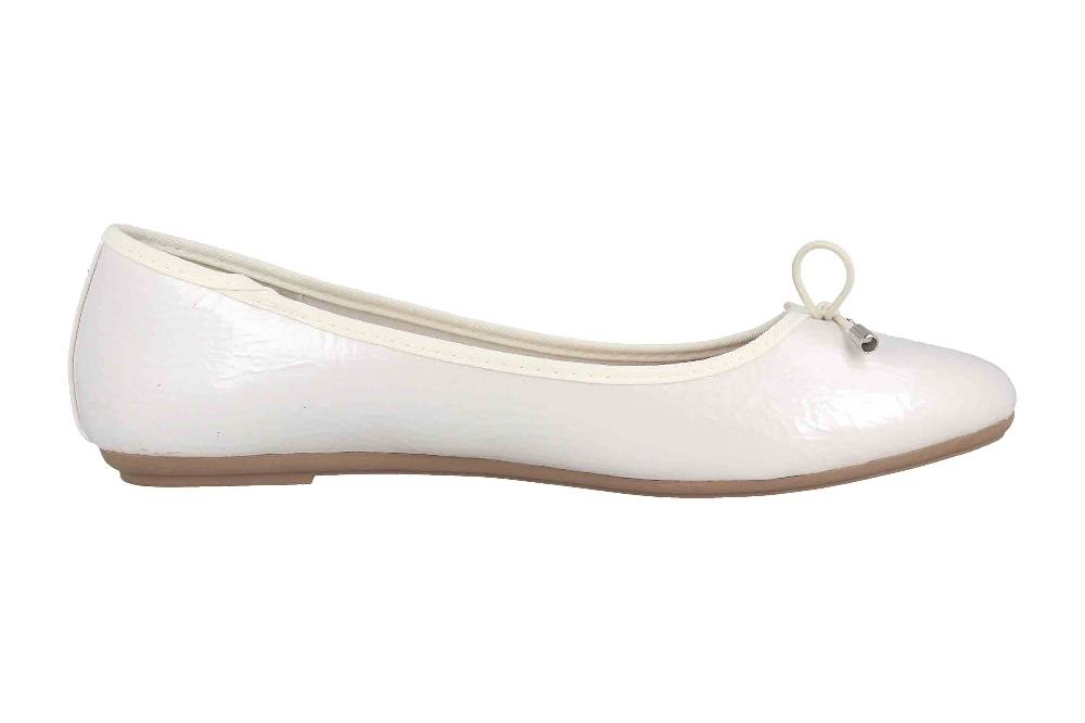 Fitters Footwear Mila Ballerinas in Übergrößen Weiß 2.514362 Off White große Damenschuhe Fabrikpreis