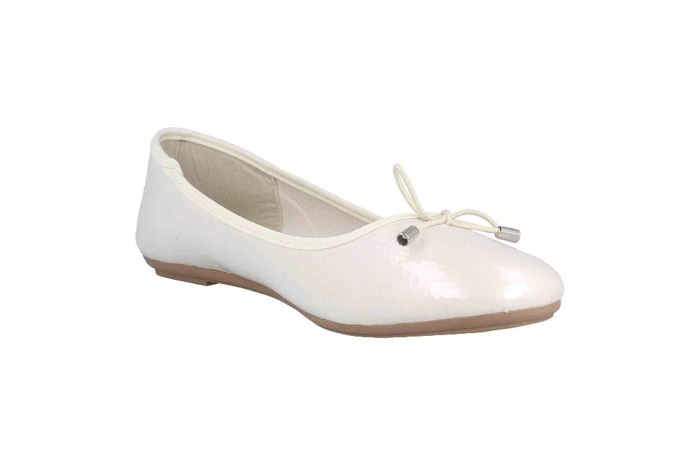 Fitters Footwear Mila Ballerinas in Übergrößen Weiß 2.514362 Off White große Damenschuhe Fabrikpreis