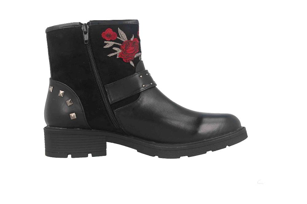 Fitters Footwear Tara Boots in Übergrößen Schwarz 2237240 Black große Damenschuhe Sonderangebot