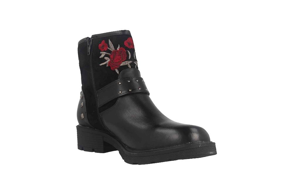 Fitters Footwear Tara Boots in Übergrößen Schwarz 2237240 Black große Damenschuhe Sonderangebot