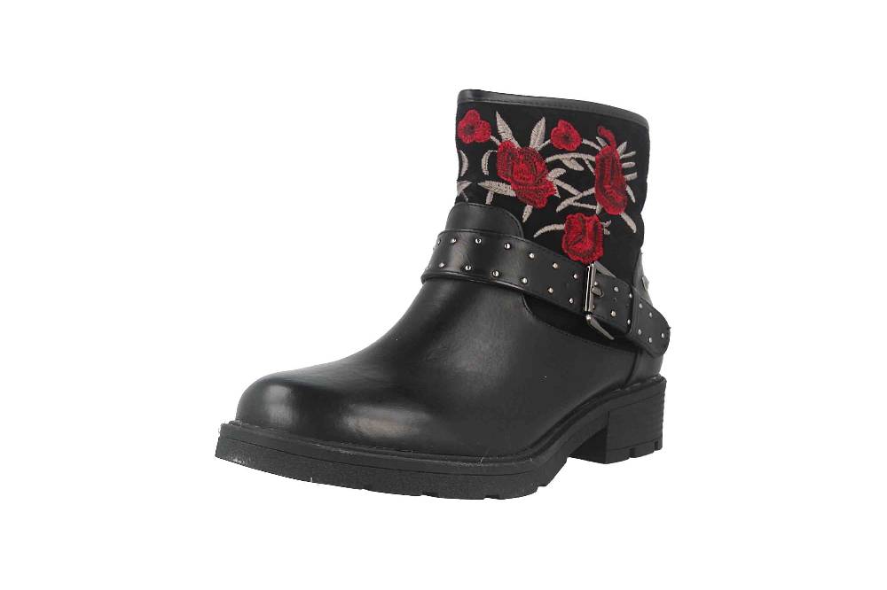 Fitters Footwear Tara Boots in Übergrößen Schwarz 2237240 Black große Damenschuhe Sonderangebot