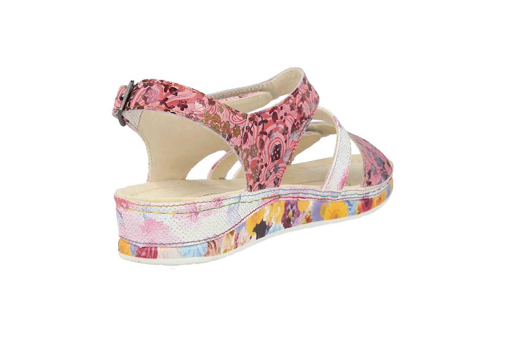 Laura Vita Sandalen in Übergrößen Mehrfarbig BRCUELO 06 Cerise große Damenschuhe Günstig kaufen