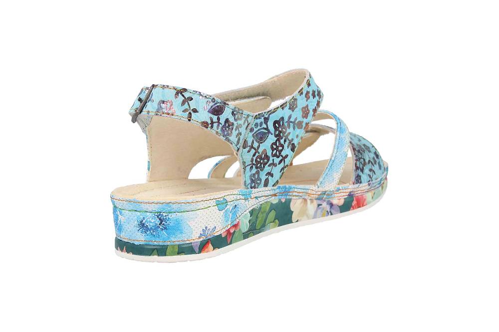 Laura Vita Sandalen in Übergrößen Mehrfarbig BRCUELO 06 Indigo große Damenschuhe Versandkostenfrei