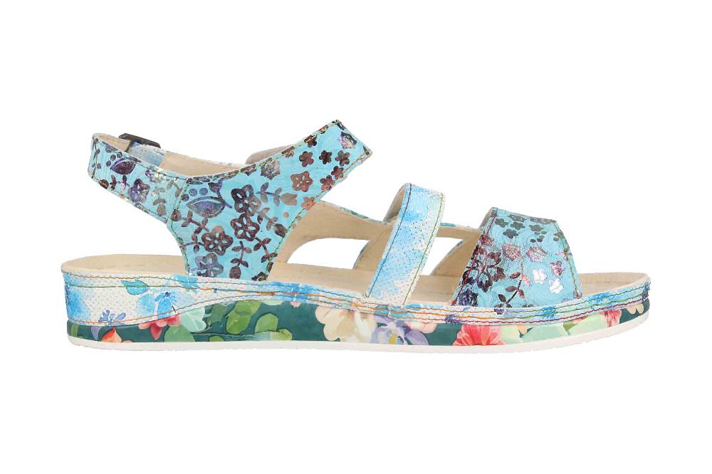 Laura Vita Sandalen in Übergrößen Mehrfarbig BRCUELO 06 Indigo große Damenschuhe Versandkostenfrei