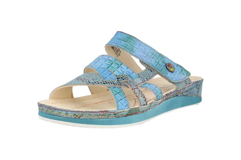 Laura Vita Pantoletten in Übergrößen Mehrfarbig BRUEL 05 Jeans große Damenschuhe Begrenztes Angebot