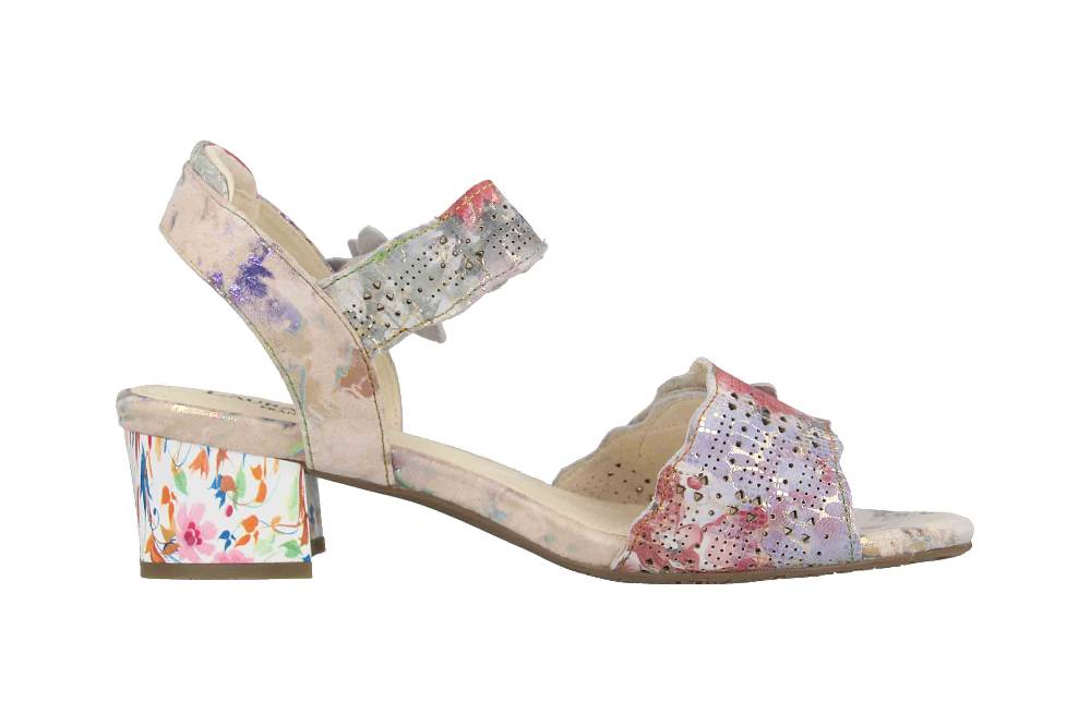 Laura Vita Sandaletten in Übergrößen Mehrfarbig HUCBIO 05 Gris große Damenschuhe Weihnachtsangebot