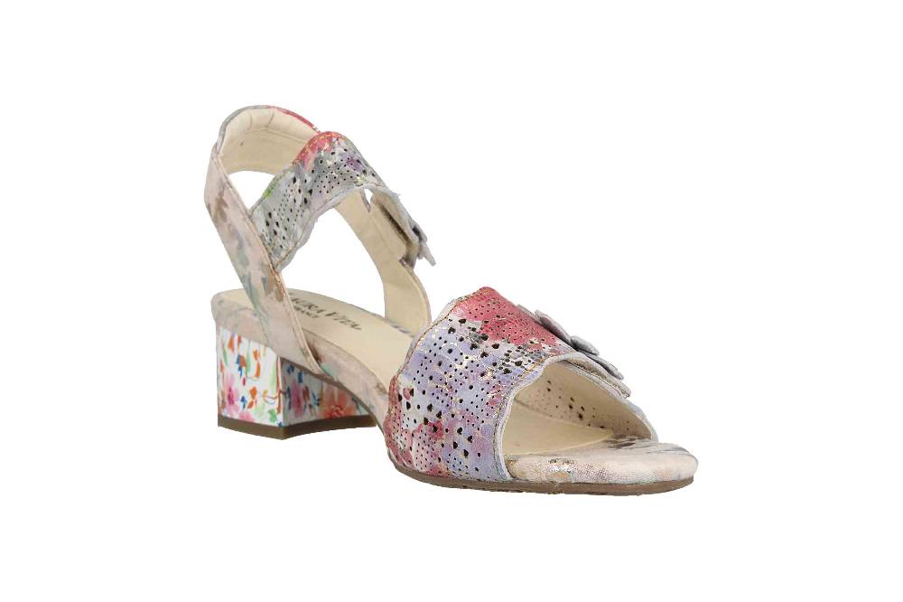 Laura Vita Sandaletten in Übergrößen Mehrfarbig HUCBIO 05 Gris große Damenschuhe Weihnachtsangebot