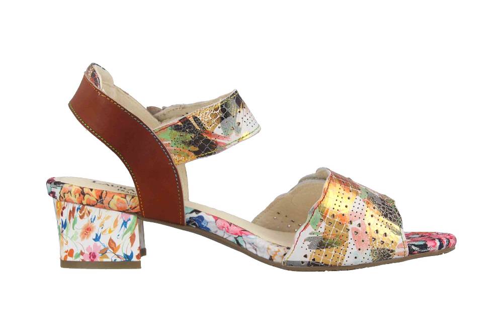 Laura Vita Sandaletten in Übergrößen Mehrfarbig HUCBIO 05 Ambre große Damenschuhe Osterangebot