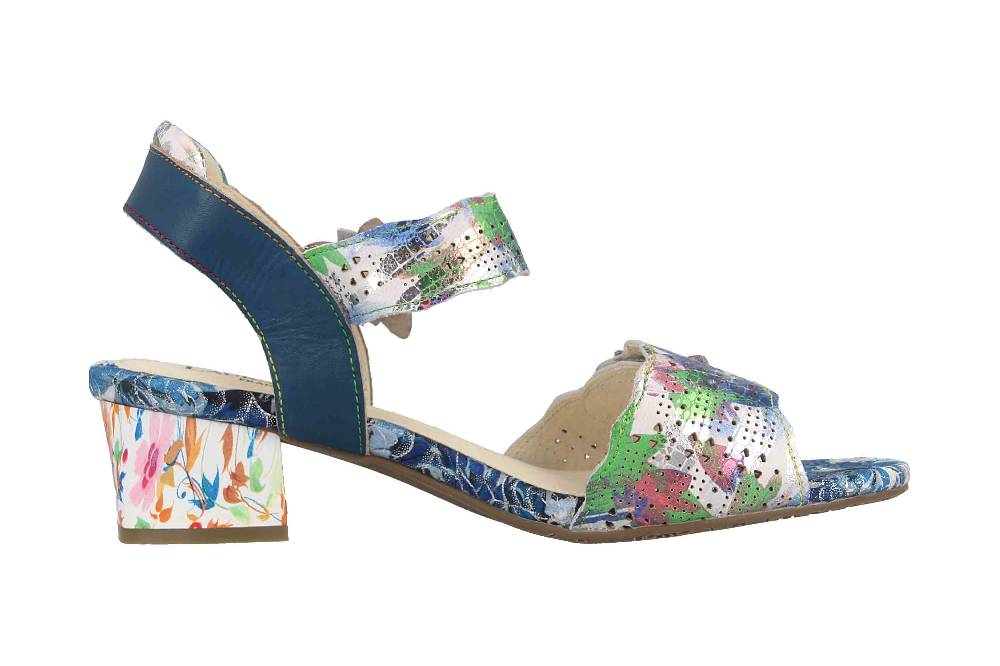 Laura Vita Sandaletten in Übergrößen Mehrfarbig HUCBIO 05 Bleu große Damenschuhe Muttertagsangebot