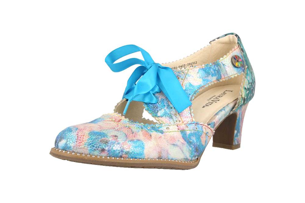 Laura Vita Pumps in Übergrößen Mehrfarbig ELCODIEO 0422 Indigo große Damenschuhe Vatertagsangebot