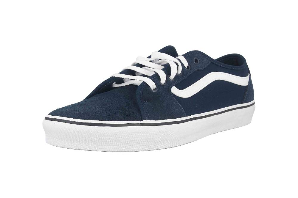 VANS MN Filmore Decon (SUEDE/CANVAS) DRS BL/WHT Sneaker in Übergrößen Blau VN0A3WKZ5M51 große Herrenschuhe Valentinstagsangebot