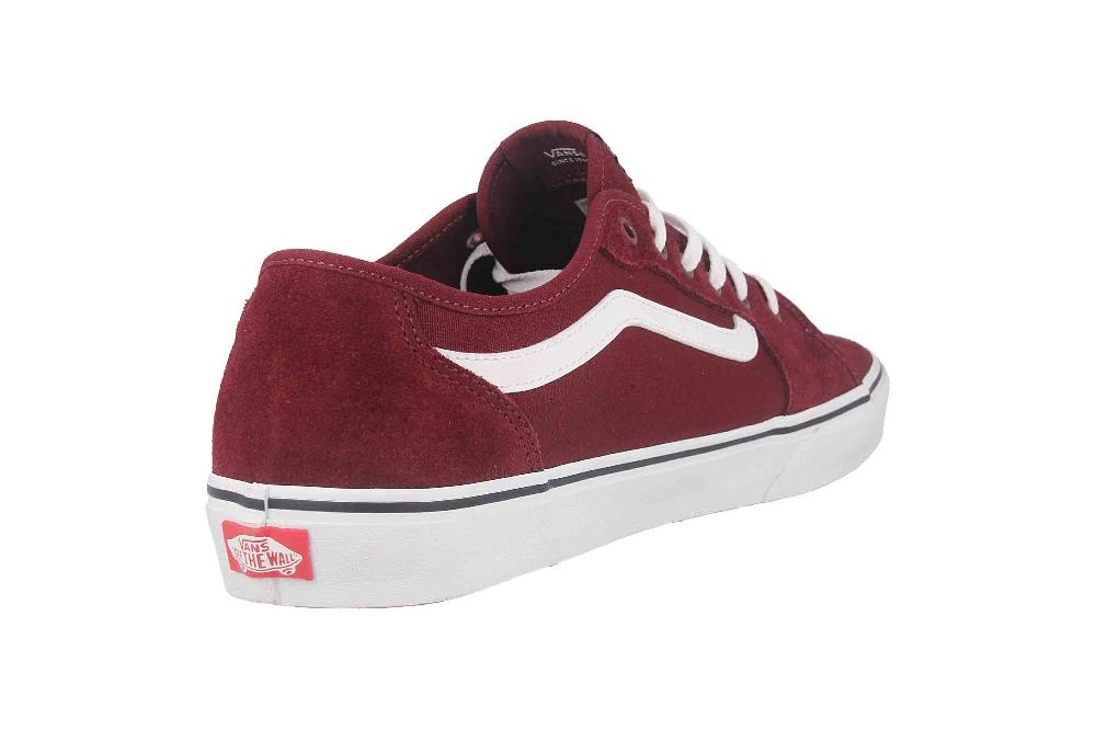 VANS MN Filmore Decon SUEDE/CANVAS (SUEDE/CANVAS)PRT RYL/WHT Sneaker in Übergrößen Rot VN0A3WKZ5LN1 große Herrenschuhe Jubiläumsangebot