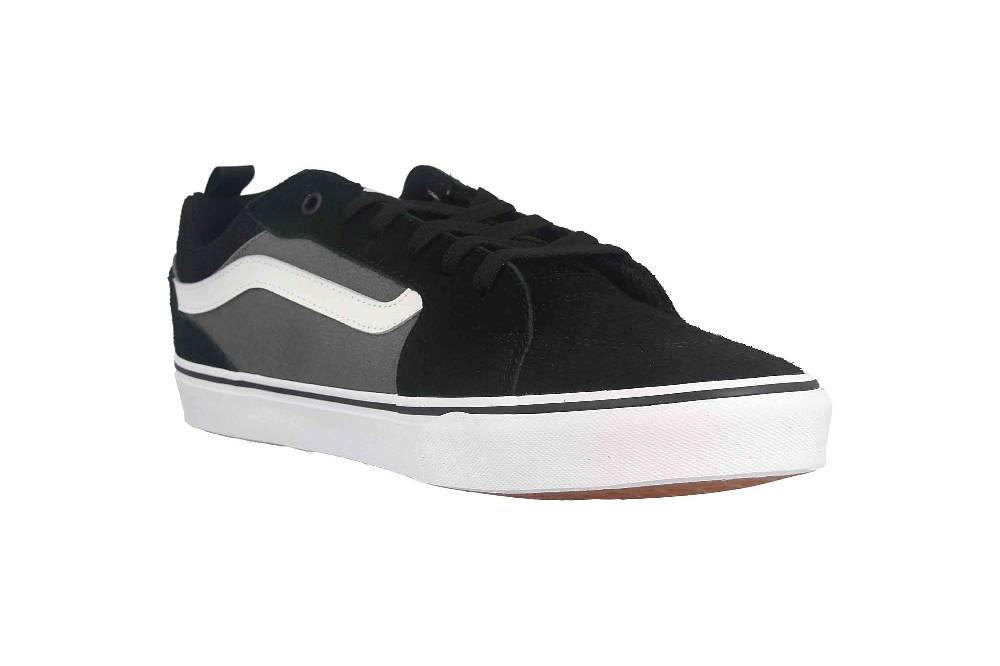VANS MN Filmore SUEDE/CANVAS (SUEDE CANVAS) BLACK/PEWT Sneaker in Übergrößen Mehrfarbig VN0A3MTJT2J1 große Herrenschuhe Lagerräumung