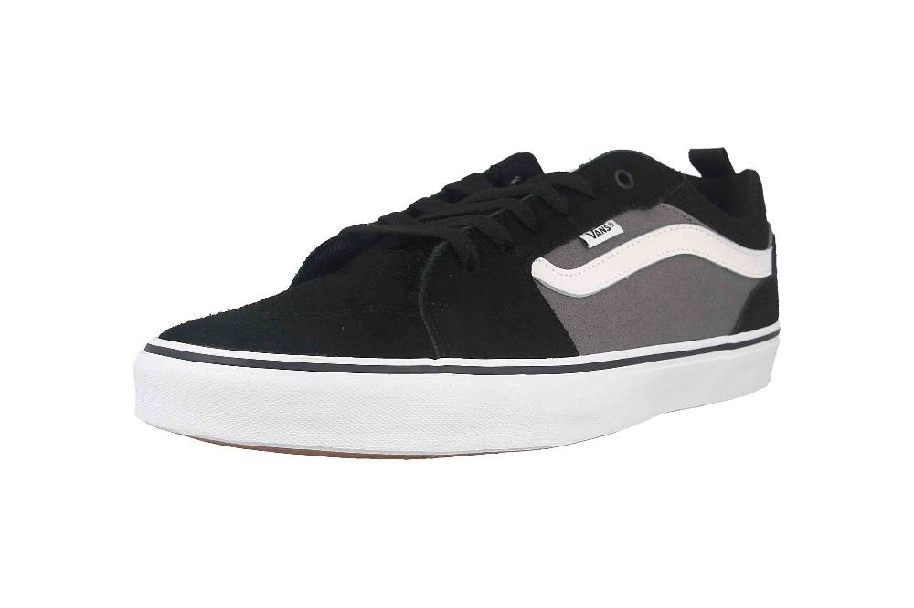 VANS MN Filmore SUEDE/CANVAS (SUEDE CANVAS) BLACK/PEWT Sneaker in Übergrößen Mehrfarbig VN0A3MTJT2J1 große Herrenschuhe Lagerräumung