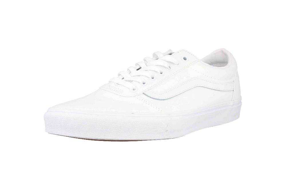 VANS MN Ward CANVAS (Canvas) white/white Sneaker in Übergrößen Weiß VN0A38DM7HN1 große Herrenschuhe Heißer Verkauf