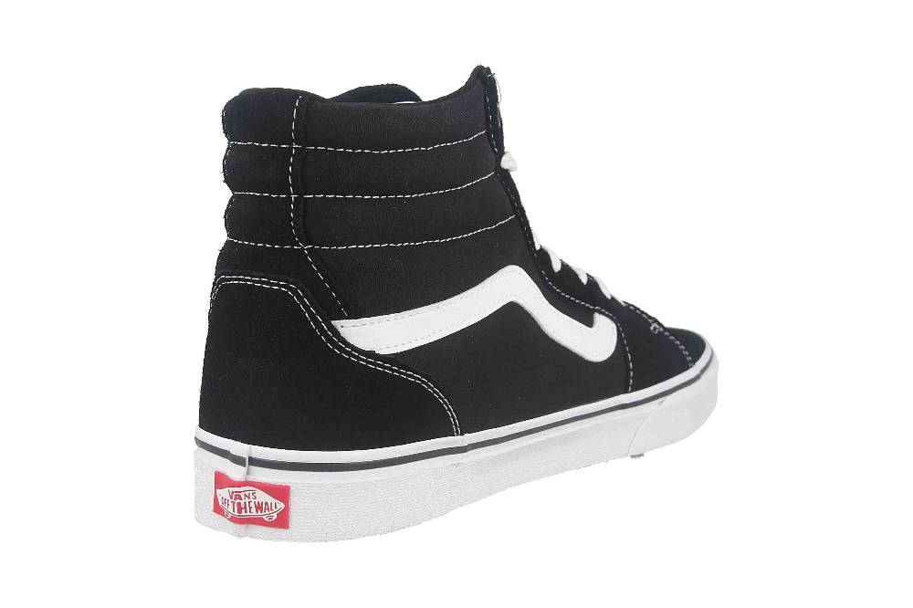 VANS MN Filmore Hi (Suede/Canvas) black/white Sneaker in Übergrößen Schwarz VN0A5HZLIJU1 große Herrenschuhe Neueste Mode