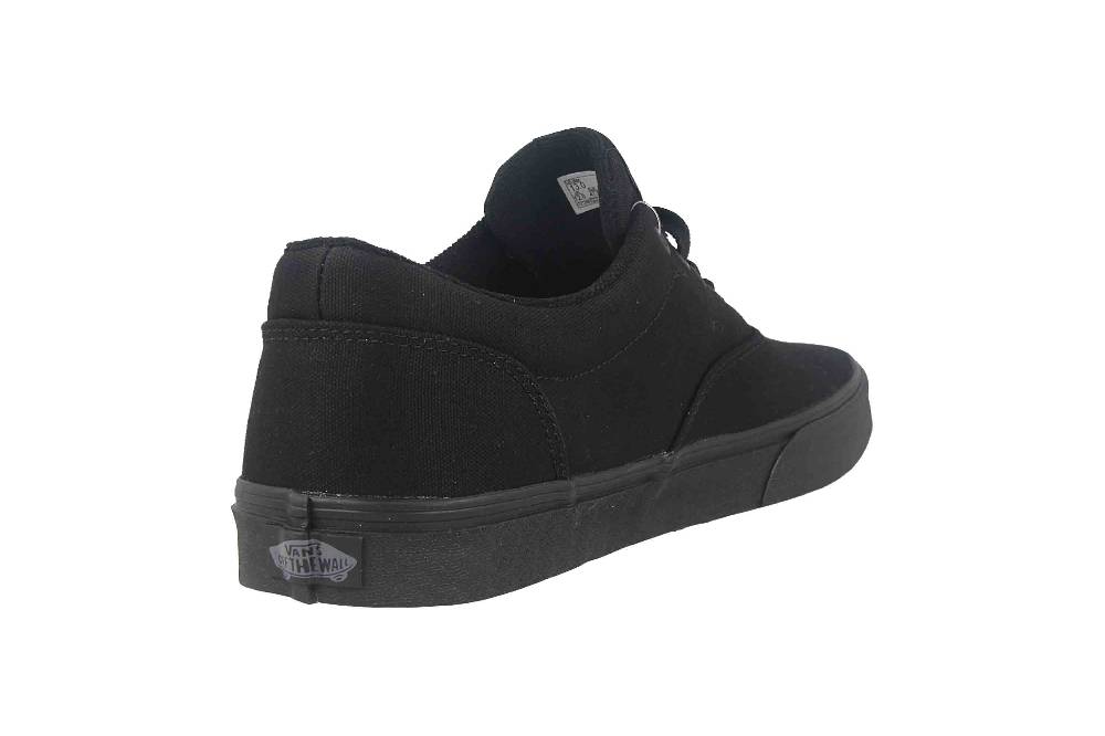 VANS MN Doheny (Canvas) Black/Black Sneaker in Übergrößen Schwarz VN0A3MTF1861 große Herrenschuhe Online Outlet