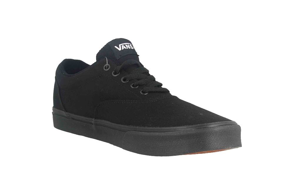 VANS MN Doheny (Canvas) Black/Black Sneaker in Übergrößen Schwarz VN0A3MTF1861 große Herrenschuhe Online Outlet