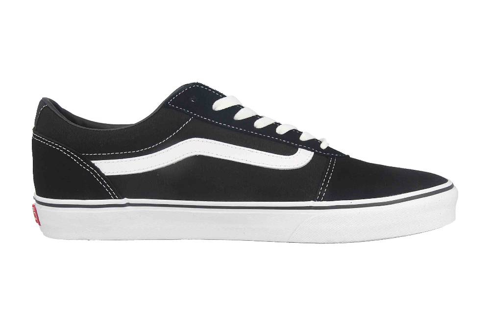 VANS MN WARD (Suede Canvas) Sneaker in Übergrößen Schwarz VN0A36EMC4R1 große Herrenschuhe Große Rabatte