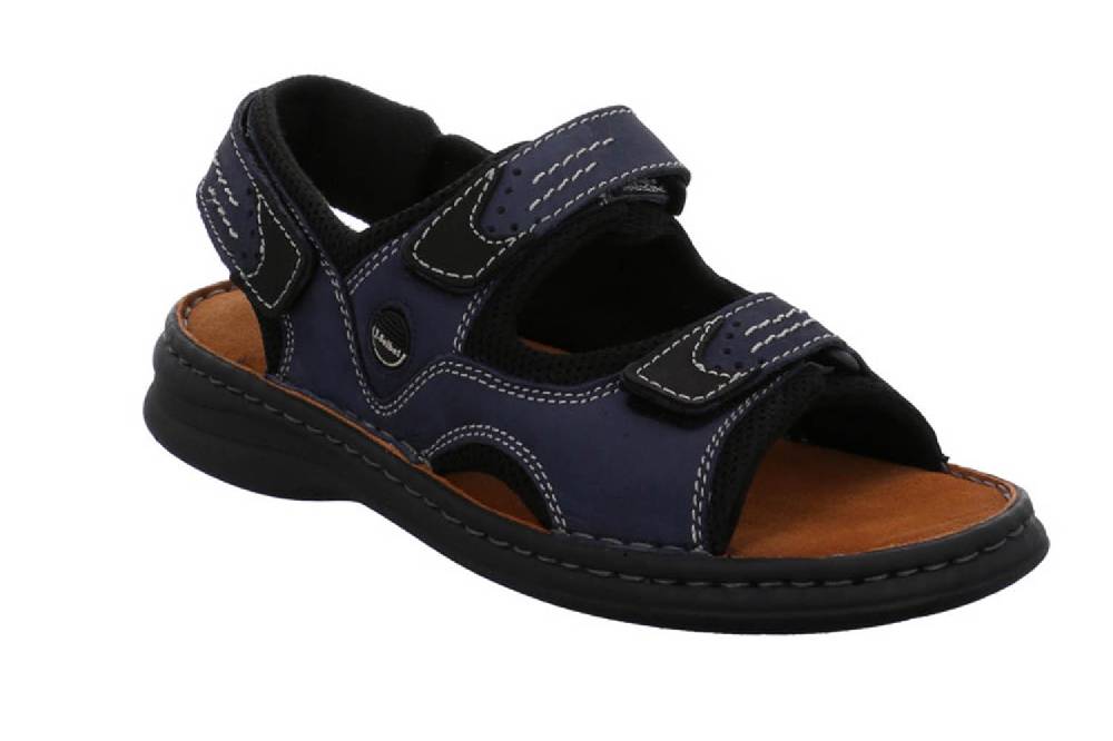 Josef Seibel Sandalen in Übergrößen Blau 10236 11 582 große Herrenschuhe Sonderangebot