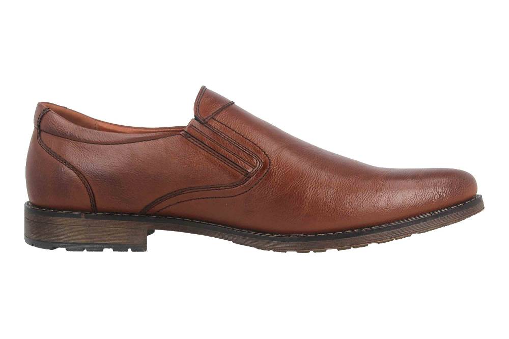 Mavins Slipper in Übergrößen Braun 3HH0181801 3300 Cognac PU große Herrenschuhe Großer Ausverkauf