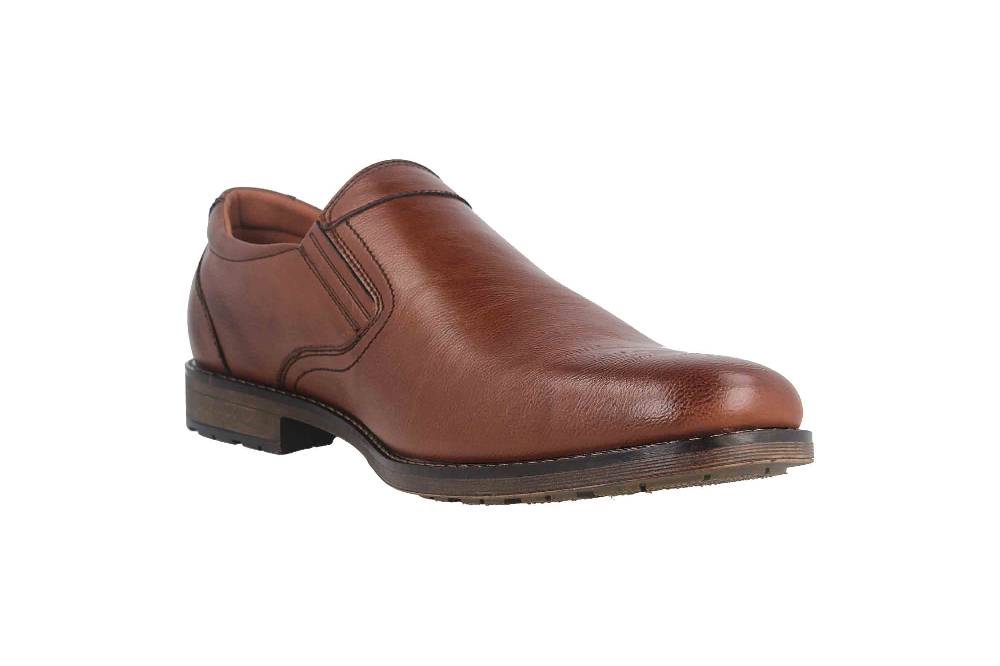 Mavins Slipper in Übergrößen Braun 3HH0181801 3300 Cognac PU große Herrenschuhe Großer Ausverkauf