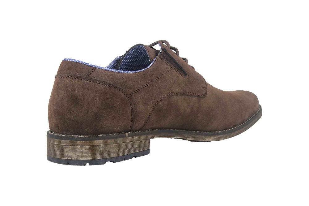 Mavins Halbschuhe in Übergrößen Braun 3HH0180302 3500 D.Brown PU Nubuck große Herrenschuhe Exklusivangebot