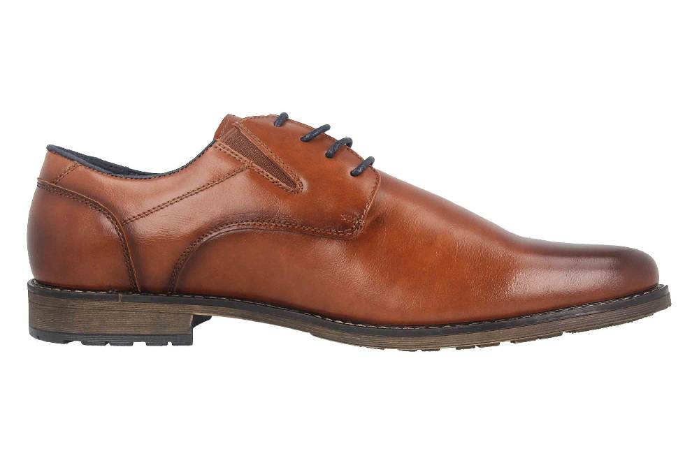 Mavins Halbschuhe in Übergrößen Braun 3HH0180301 3300 Cognac PU große Herrenschuhe Saisonschlussverkauf
