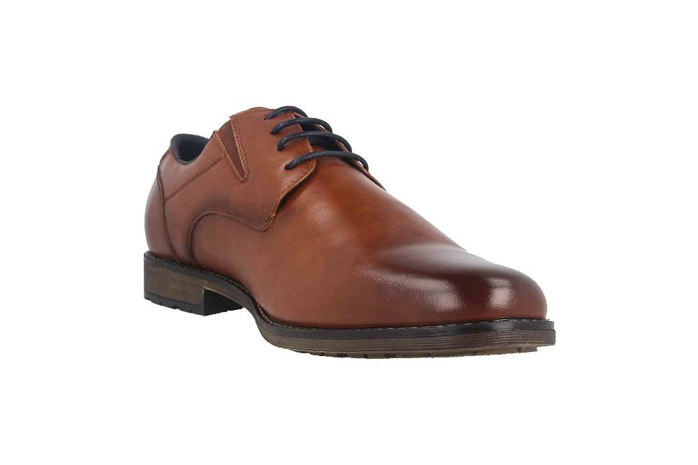 Mavins Halbschuhe in Übergrößen Braun 3HH0180301 3300 Cognac PU große Herrenschuhe Saisonschlussverkauf