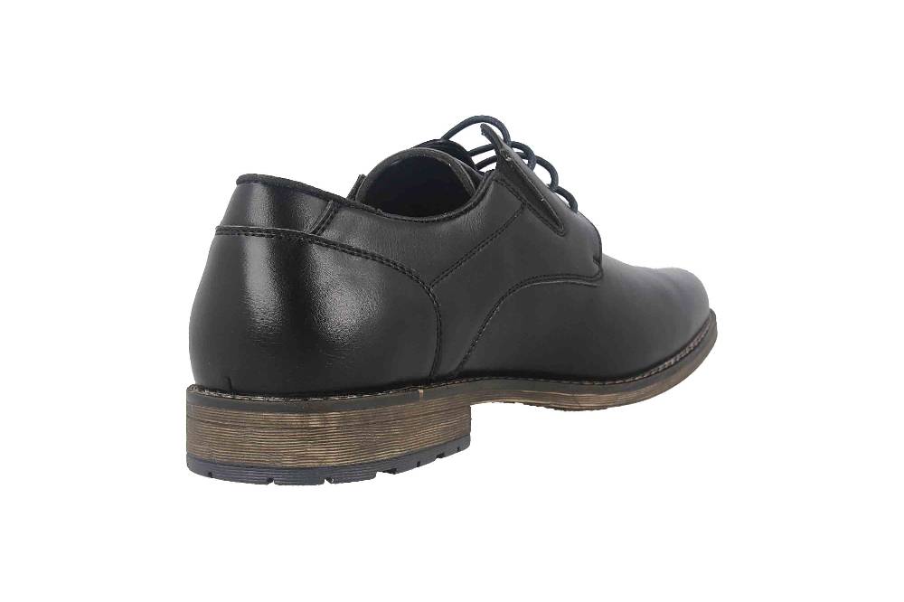 Mavins Halbschuhe in Übergrößen Schwarz 3HH0180301 2100 Black PU große Herrenschuhe Black Friday