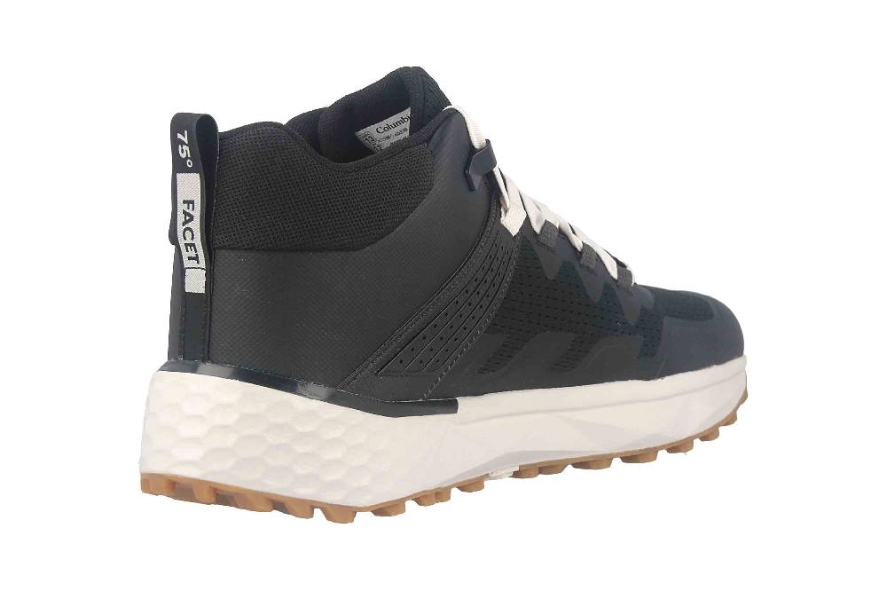 Columbia FACET™ 75 MID OUTDRY™ Trekkingschuhe in Übergrößen Schwarz BM 7615-010 große Herrenschuhe Osterangebot