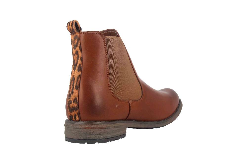 Fitters Footwear Lucia Stiefeletten in Übergrößen Braun 2252325 Brandy große Damenschuhe Sonderangebote