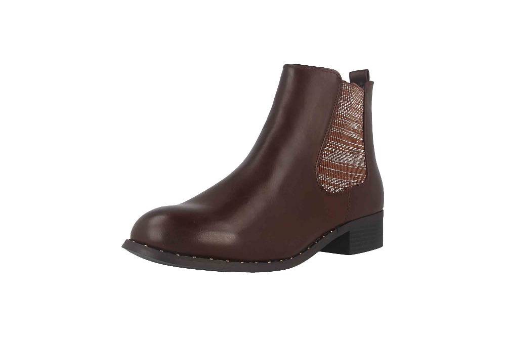 Fitters Footwear Sabine Stiefeletten in Übergrößen Braun 2239217 Brown große Damenschuhe VIP-Rabatte