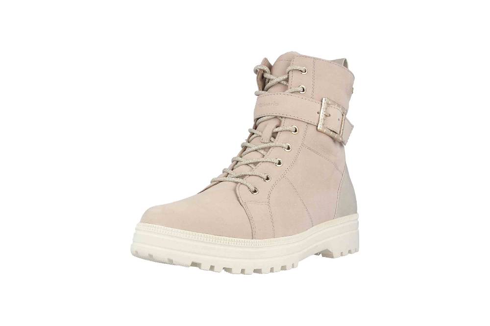 Tamaris Comfort Stiefel in Übergrößen Elfenbein 8-8-56220-21 411 große Damenschuhe Letzte 2 Tage