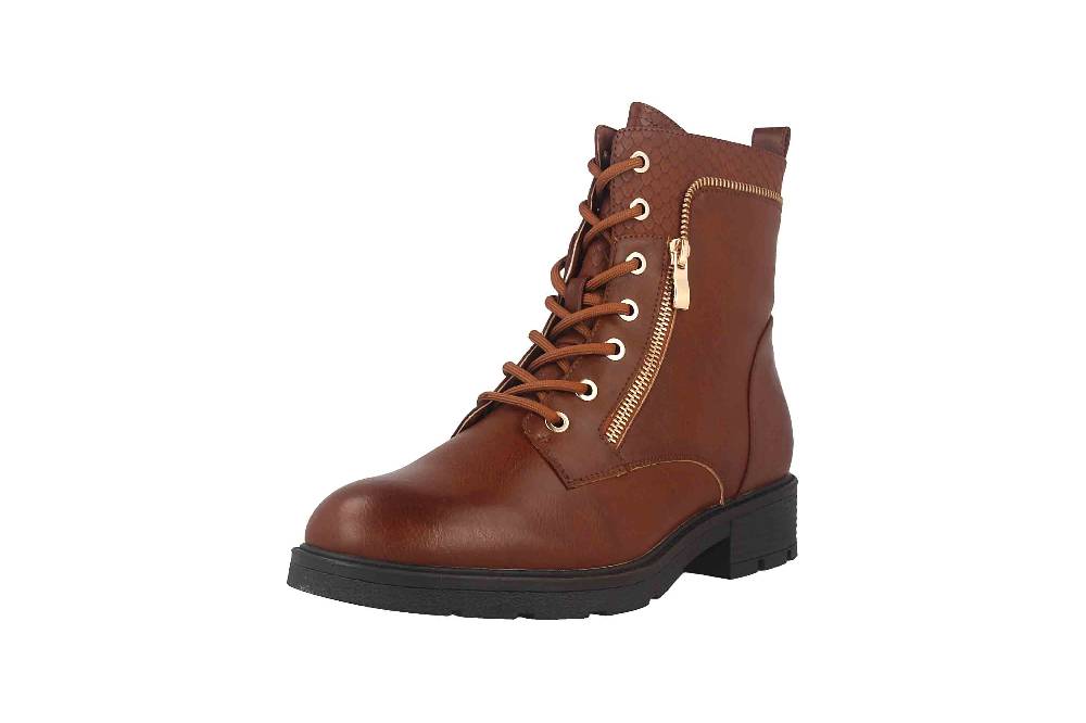Fitters Footwear Stiefeletten in Übergrößen Braun 2237233 Perunscha Brandy große Damenschuhe Sonderangebot der Fabrik