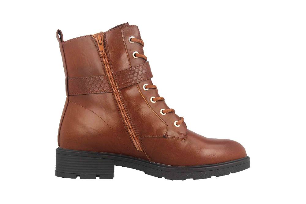 Fitters Footwear Stiefeletten in Übergrößen Braun 2237231 Amalia Brandy große Damenschuhe Discount Store für neue Produkte