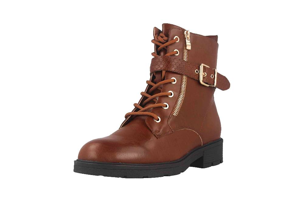 Fitters Footwear Stiefeletten in Übergrößen Braun 2237231 Amalia Brandy große Damenschuhe Discount Store für neue Produkte