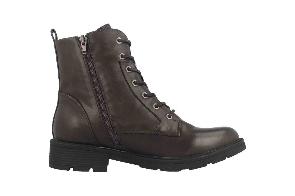 Fitters Footwear Stiefeletten in Übergrößen Grau 2237233 Perunscha grey große Damenschuhe 50% Rabatt mit kostenlosem Versand