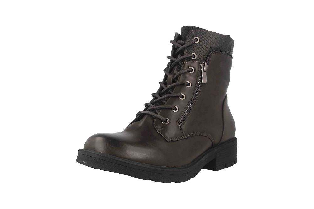 Fitters Footwear Stiefeletten in Übergrößen Grau 2237233 Perunscha grey große Damenschuhe 50% Rabatt mit kostenlosem Versand
