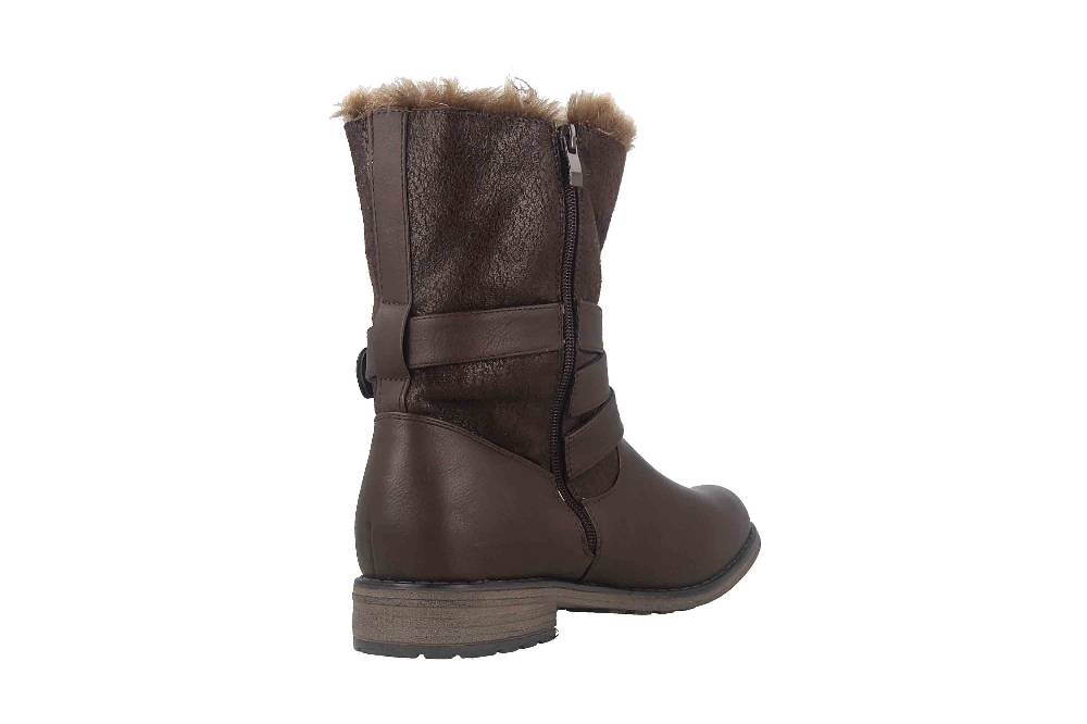 Fitters Footwear Kata Stiefeletten in Übergrößen Braun 2AA0210203 Cognac große Damenschuhe Clearance-Verkauf