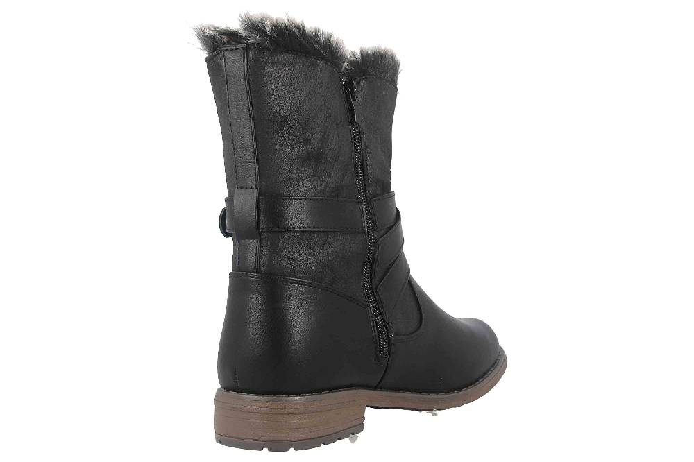 Fitters Footwear Stiefeletten in Übergrößen Schwarz 2374202 Nicole Black große Damenschuhe Kostenloser Versand international
