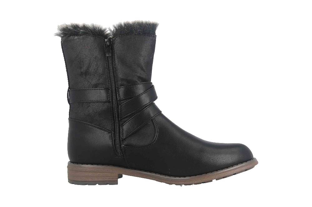 Fitters Footwear Stiefeletten in Übergrößen Schwarz 2374202 Nicole Black große Damenschuhe Kostenloser Versand international